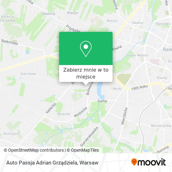 Mapa Auto Passja Adrian Grządziela