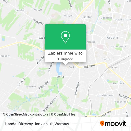 Mapa Handel Okrężny Jan Janiuk