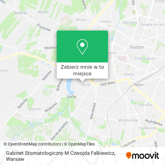 Mapa Gabinet Stomatologiczny M Czwojda Falkiewicz