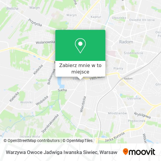 Mapa Warzywa Owoce Jadwiga Iwanska Siwiec