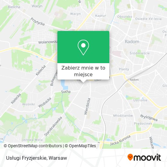 Mapa Usługi Fryzjerskie