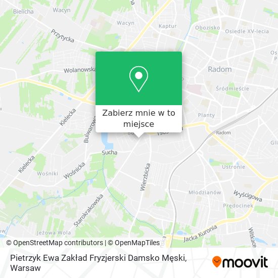 Mapa Pietrzyk Ewa Zakład Fryzjerski Damsko Męski