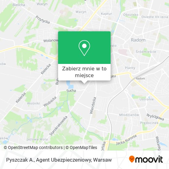 Mapa Pyszczak A., Agent Ubezpieczeniowy