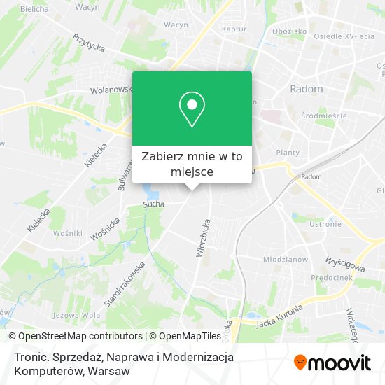 Mapa Tronic. Sprzedaż, Naprawa i Modernizacja Komputerów