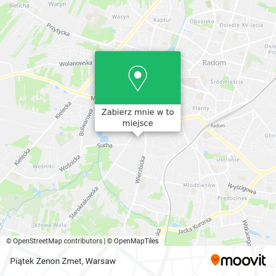 Mapa Piątek Zenon Zmet