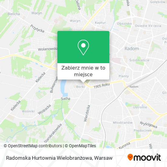 Mapa Radomska Hurtownia Wielobranżowa