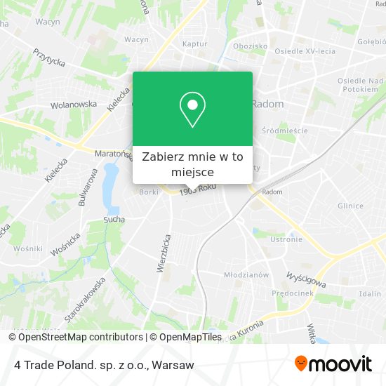 Mapa 4 Trade Poland. sp. z o.o.