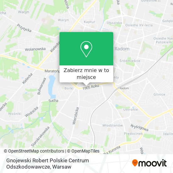 Mapa Gnojewski Robert Polskie Centrum Odszkodowawcze