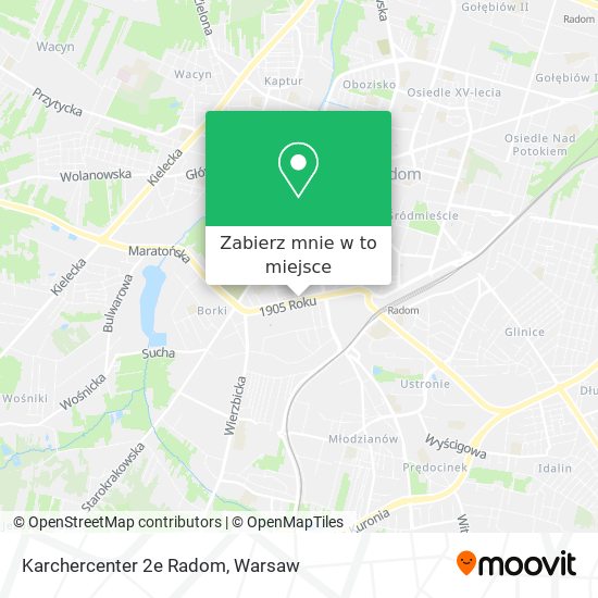 Mapa Karchercenter 2e Radom