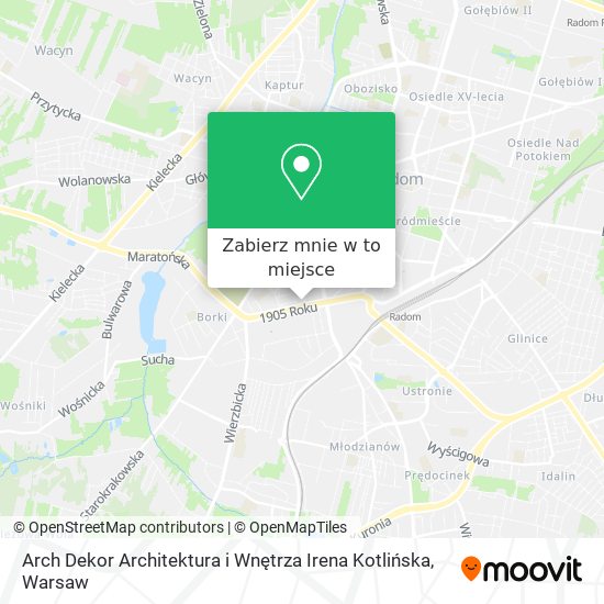 Mapa Arch Dekor Architektura i Wnętrza Irena Kotlińska