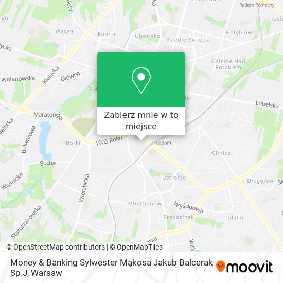 Mapa Money & Banking Sylwester Mąkosa Jakub Balcerak Sp.J