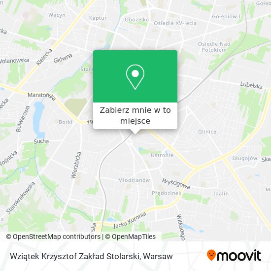 Mapa Wziątek Krzysztof Zakład Stolarski