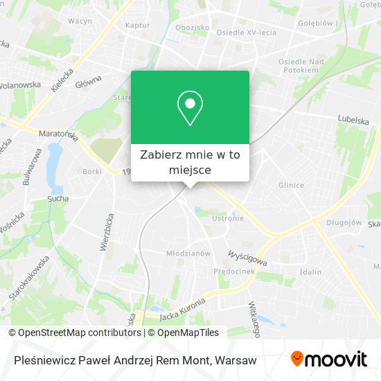 Mapa Pleśniewicz Paweł Andrzej Rem Mont