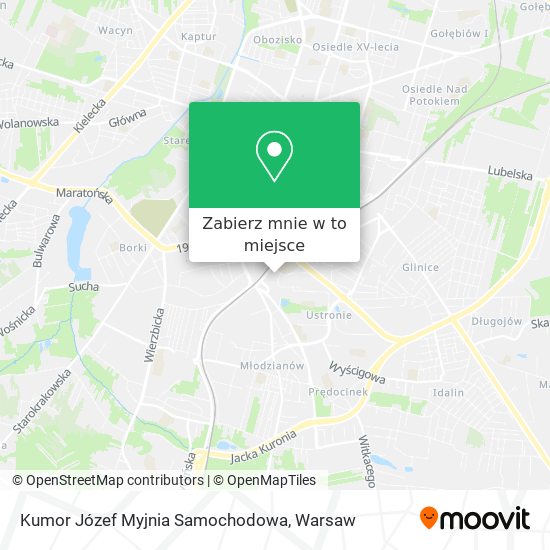 Mapa Kumor Józef Myjnia Samochodowa