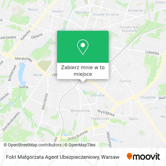 Mapa Fokt Małgorzata Agent Ubezpieczeniowy