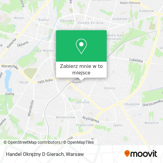 Mapa Handel Okrężny D Gierach