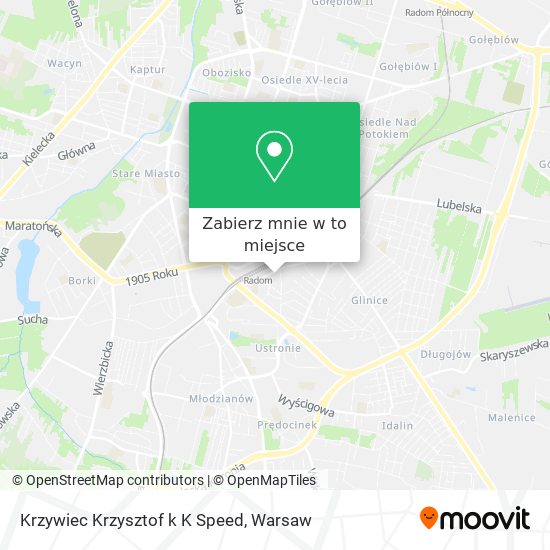 Mapa Krzywiec Krzysztof k K Speed