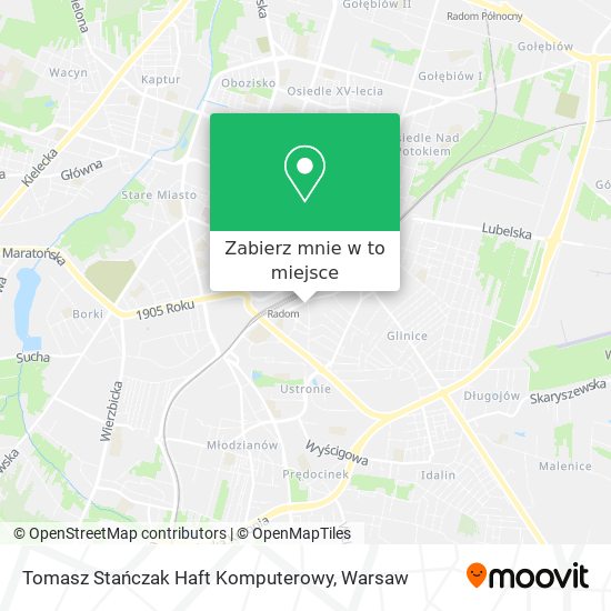 Mapa Tomasz Stańczak Haft Komputerowy