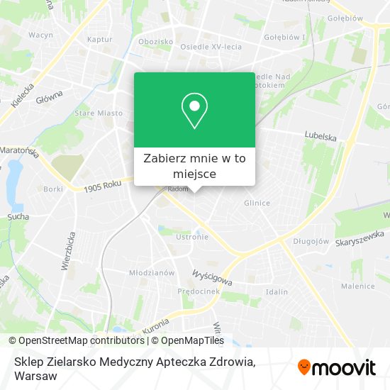 Mapa Sklep Zielarsko Medyczny Apteczka Zdrowia