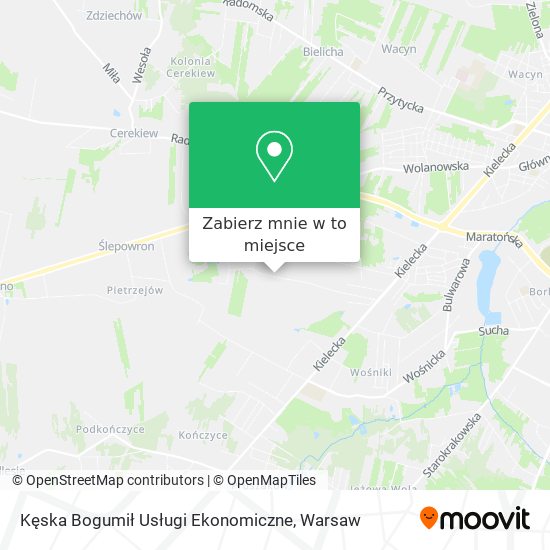 Mapa Kęska Bogumił Usługi Ekonomiczne