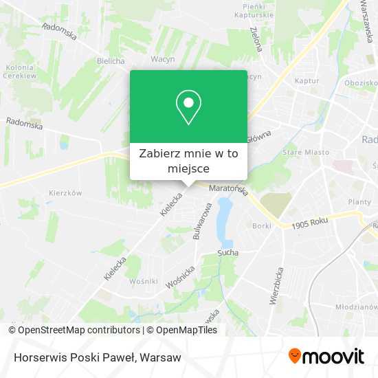 Mapa Horserwis Poski Paweł