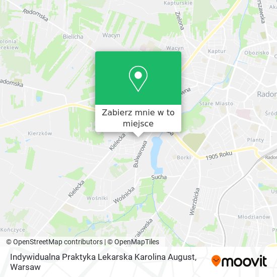 Mapa Indywidualna Praktyka Lekarska Karolina August
