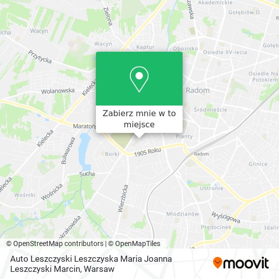 Mapa Auto Leszczyski Leszczyska Maria Joanna Leszczyski Marcin