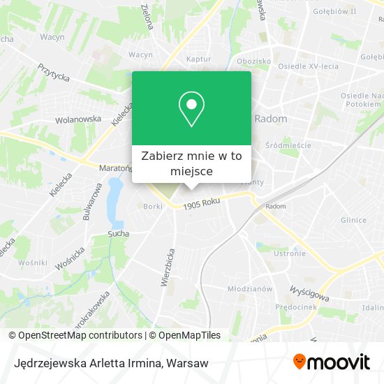 Mapa Jędrzejewska Arletta Irmina