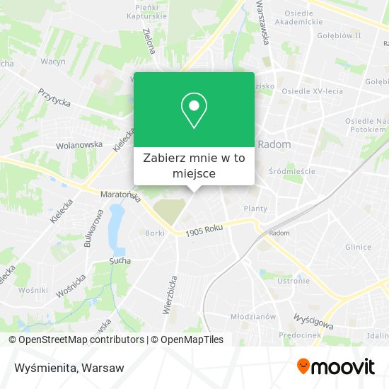 Mapa Wyśmienita