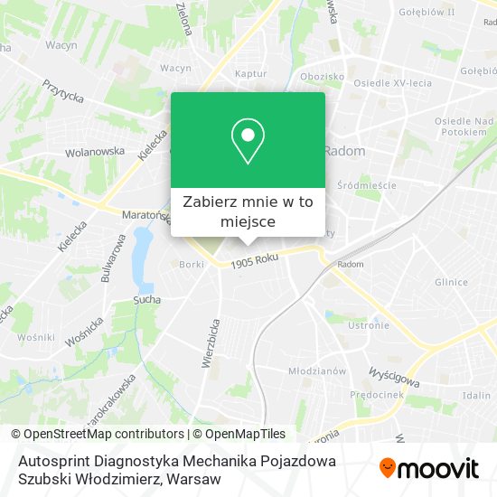 Mapa Autosprint Diagnostyka Mechanika Pojazdowa Szubski Włodzimierz