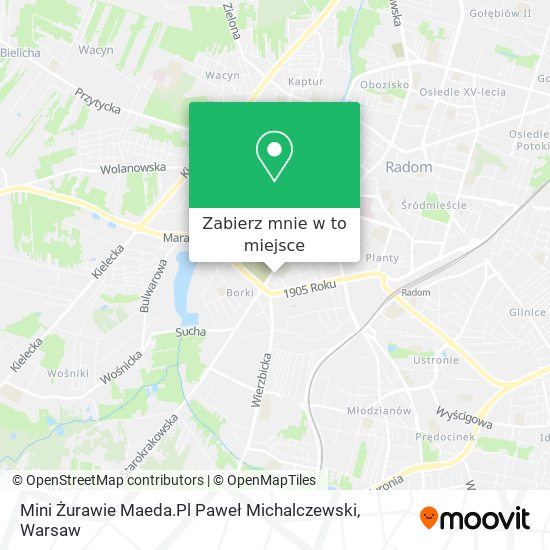 Mapa Mini Żurawie Maeda.Pl Paweł Michalczewski