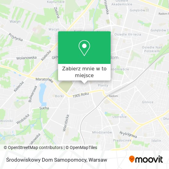 Mapa Środowiskowy Dom Samopomocy