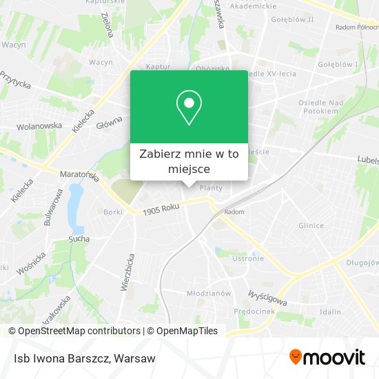 Mapa Isb Iwona Barszcz