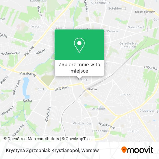 Mapa Krystyna Zgrzebniak Krystianopol