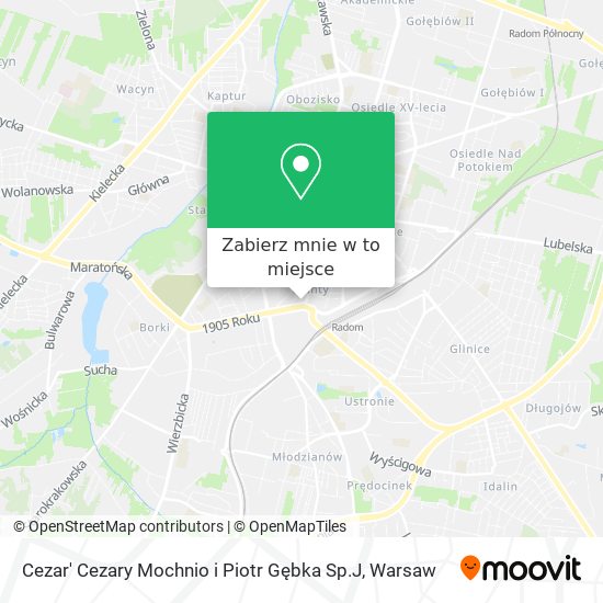 Mapa Cezar' Cezary Mochnio i Piotr Gębka Sp.J