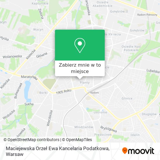 Mapa Maciejewska Orzeł Ewa Kancelaria Podatkowa