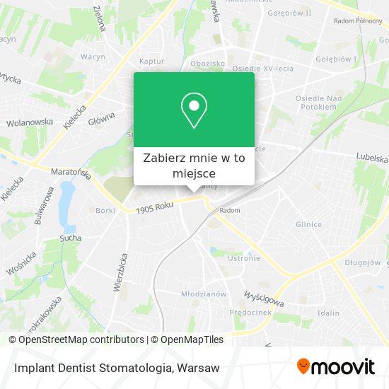 Mapa Implant Dentist Stomatologia