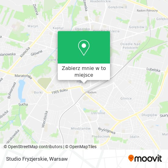 Mapa Studio Fryzjerskie