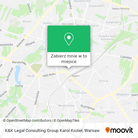 Mapa K&K Legal Consulting Group Karol Kozieł