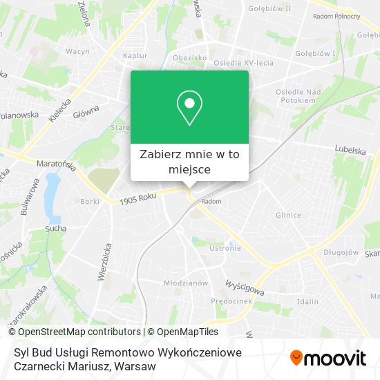 Mapa Syl Bud Usługi Remontowo Wykończeniowe Czarnecki Mariusz