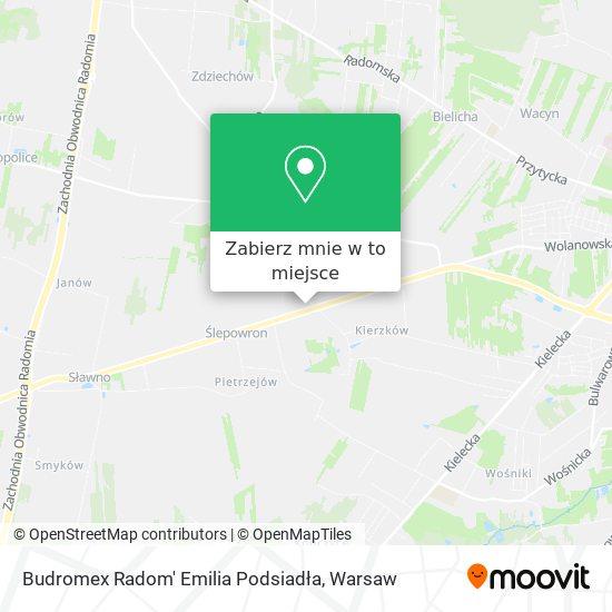 Mapa Budromex Radom' Emilia Podsiadła