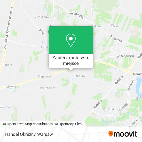 Mapa Handel Okrezny