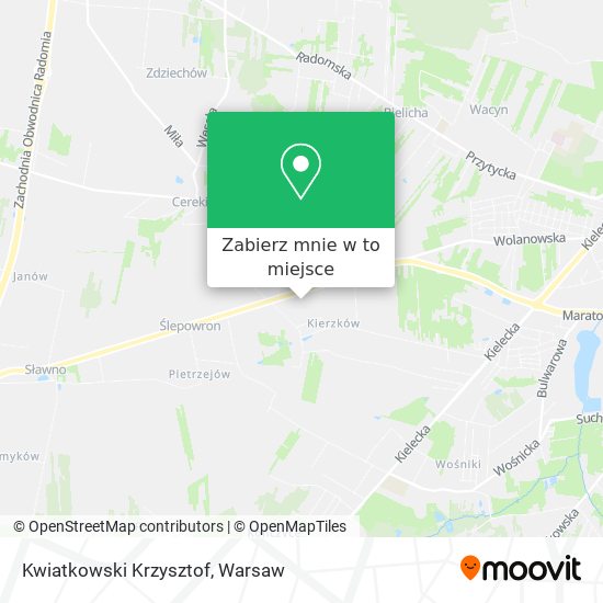 Mapa Kwiatkowski Krzysztof