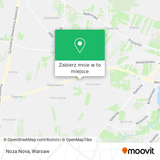 Mapa Noza Nova