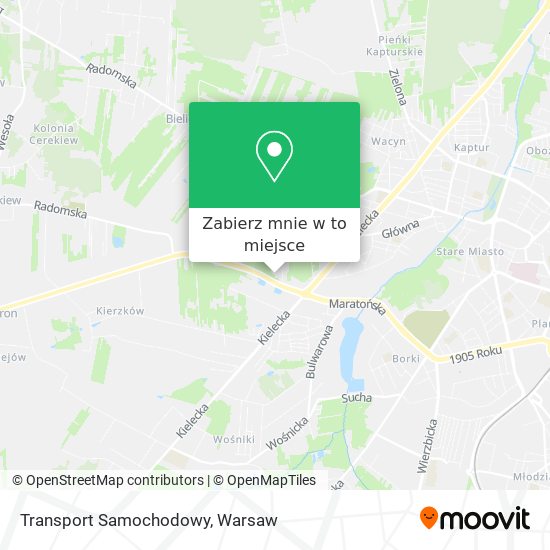 Mapa Transport Samochodowy