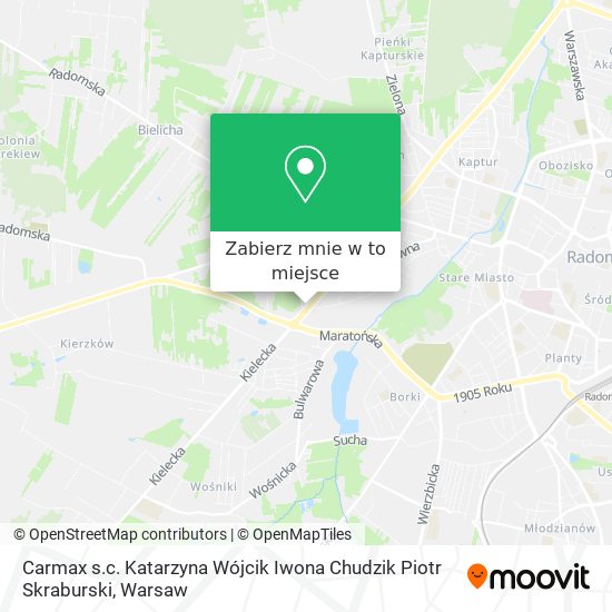 Mapa Carmax s.c. Katarzyna Wójcik Iwona Chudzik Piotr Skraburski