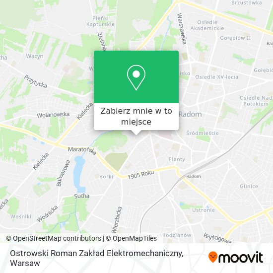 Mapa Ostrowski Roman Zakład Elektromechaniczny