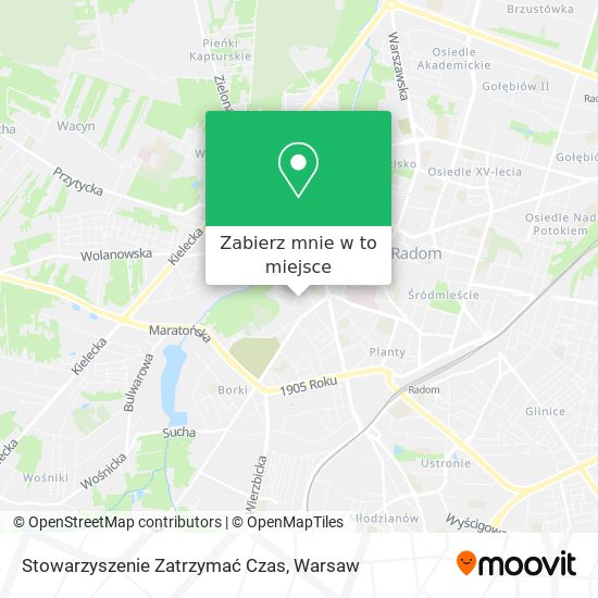 Mapa Stowarzyszenie Zatrzymać Czas