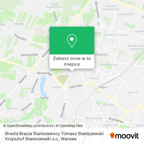 Mapa Brasta Bracia Staniszewscy Tomasz Staniszewski Krzysztof Staniszewski s.c.