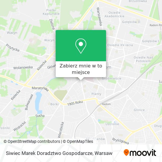 Mapa Siwiec Marek Doradztwo Gospodarcze